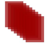 HXC Dyslexia Overlays A4 Red Overlay for Dyslexia 8 Pcs Overlays for Reading Dyslexia for Visual Stress Irlens Syndrome and ADHD for Adults Children