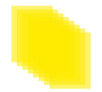 HXC Dyslexia Overlays A4 Yellow Overlay for Dyslexia 8 Pcs Overlays for Reading Dyslexia for Visual Stress Irlens Syndrome and ADHD for Adults Children