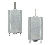 Hxchen DC3-6V 5000-18000RPM High Speed Magnetic Micro Motor for RC Hobby Aircraft - (2 Pcs)