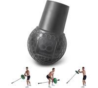 HXD-ERGO Landmine Attachment for Barbell, Turn Any Surface into a Barbell Landmine Exercise - Press, Row, Spin, Split Squats, Natural Rubber Landmine Attachments, Fits 2'' Olympic Bars (Grey)
