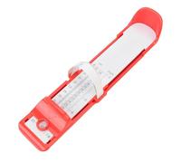 Hxenotropy Baby Foot Measurement Device, Accurate Kids Shoe Sizer Ruler, Lightweight ABS Foot Length Measuring Gauge with Curved Heel Stop for Infants and Toddlers at Home (Red)