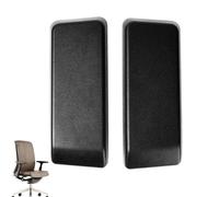 Hxeternal Replacement for Arm Pads Caps Haworth Very Office Chair Compatible with Both Height-Adjustable and 4D armrests, Sold as Sets Including Left and Right armrest Covers. (Black)