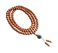 HXFFXHF 108 Sandalwood Wooden Bracelet Buddha Bead Prayer Necklace for Meditation Accessories Gift,8mm