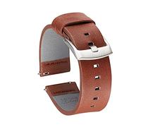 HXFFXHF 18mm 20mm 22mm 24mm Genuine Leather Strap Watch Watchband for Smart Watch Quick Release Watchbands(Blue,18mm)