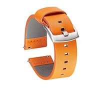 HXFFXHF 18mm 20mm 22mm 24mm Genuine Leather Strap Watch Watchband for Smart Watch Quick Release Watchbands(Blue,18mm)