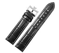 HXFFXHF 19mm 20mm 21mm 22mm Genuine Leather Watch Band Replacement For Vacheron Constantin Patrimony VC Black Blue Brown Cowhide Strap