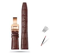 HXFFXHF 20mm 21mm 22mm Cowhide Leather Watch Band Replacement for IWC Portugieser Porotfino Family PILOT'S Watches Strap Folding Buckle