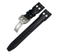 HXFFXHF 20mm 21mm 22mm Rivet Woven Leather Watch Band Fit for IWC Big Pilot Portugieser Pilot IW3777 Seiko Cowhide Watch Strap