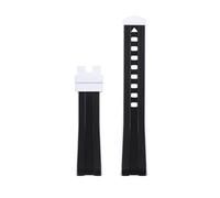HXFFXHF 20mm For 300 Curved End Bracelet Wristband Dual Color Soft Liquid Silicone Rubber Belt