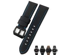 HXFFXHF 24mm Carbon Fiber Watch Strap Black Watch Bracelets for Panerai pam01661/00441 Watch Bands for Men Accessories