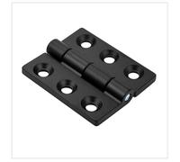 HXFFXHF 304 Stainless Steel Six Hole Automatic Equipment Hinge Thickening Mechanical Equipment Door Hinge 1Pcs(Bright Chromium,Big)