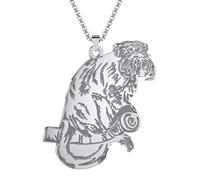 HXFFXHF 925 Sterling Silver Monkey Necklace For Women And Men, Animal Monkey Necklaces, Monkey Cage Pendant, Monkey Charm, Monkey Necklace For Girls, Monkey King Pendant