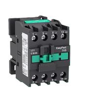 HXFFXHF AC Contactor LC1E0910/1210/1810/2510/3210/3810/0901/1201/1801/2501/3201/3801 24V/48V/110V/220V/380V 4-pole Contactor 1Pcs(LC1E32 10,220V)