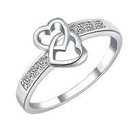 HXFFXHF Accessories Rings Ring Jewellery Women Men Rings Beautiful Pretty Wedding Heart Party Cute Women Stone Crystal