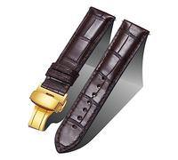 HXFFXHF Alligator Leather Watch Band for Men Crocodile Grain Leather Watch Straps Quick Release Replacment Genuine Classic Women Leather Watchband Black Brown Blue 18mm 19mm 20mm 21mm 22mm 24mm