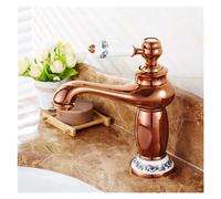 HXFFXHF Antique Bathroom Faucets Modern d Deck Mounted Bathroom Mixer Faucets Black Finish Faucet Hot and Cold,Sink Faucet