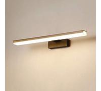 HXFFXHF Bathroom Mirror Lights LED, Vintage Bronze Mirror Front Light with,Color Temperatures, Acrylic Lampshade, Aluminum Mirror Cabinet Lights for Hotel Restaurant Bedroom,60cm 24W Interesting