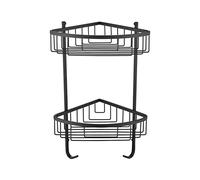 HXFFXHF Bathroom Shelves Floating Shelves Bathroom Shelf Organizer Shower Triangle Storage Rack Corner Shelves Wall Mounted Home Organizer Bath Accessories for Bathroom Storage (Color : Gold)