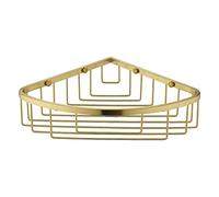 HXFFXHF Bathroom Shelves Floating Shelves Bathroom Shelf Organizer Shower Triangle Storage Rack Corner Shelves Wall Mounted Home Organizer Bath Accessories for Bathroom Storage (Color : Gold)