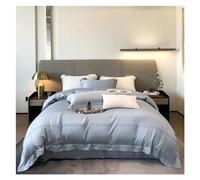 HXFFXHF Bed Four Pieces Set Premium Minimalist Bedding Set Color Chic Frame Patchwork Duvet Cover Sheet Pillowcase 4 Piece Set(6,Double 200X200CM4PCS-FITTED Bed Sheet)