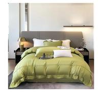 HXFFXHF Bed Four Pieces Set Premium Minimalist Bedding Set Color Chic Frame Patchwork Duvet Cover Sheet Pillowcase 4 Piece Set(4,Double 200X200CM4PCS-FLAT Bed Sheet)