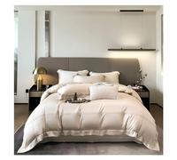 HXFFXHF Bed Four Pieces Set Premium Minimalist Bedding Set Color Chic Frame Patchwork Duvet Cover Sheet Pillowcase 4 Piece Set(4,Double 200X200CM4PCS-FLAT Bed Sheet)