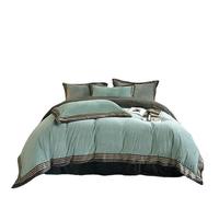 HXFFXHF Bed Sheet Set Bedding Sheet Set Double-Sided Thickened Bed Sheet Set Flannel Bedding Four-Piece Set Winter Bed Sheet Set Bedding Set Sheet Sets(Geel,1.5/1.8m Bed)