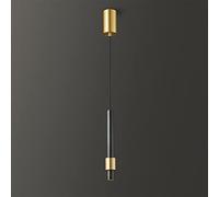 HXFFXHF Bedside All Copper Pendant Light Modern Minimalist New Ceiling Hanging Lamp Creative Light Luxury Single Head Long Hanging Wire Bedroom Small Decor Led Chandelier Interesting Life