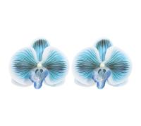 HXFFXHF Boho 3D Flower Dangle Earrings for Women Exaggerated Large Butterfly Orchid Floral Statement Charms Drop Lightweight Elegant Dangling Wedding Birthday Beach Jewelry Gifts