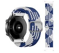 HXFFXHF Braided Correa Wrist Strap Bands for COROS APEX Pro/APEX 46 42mm Smartwatch Watchband PACE 2 PACE2 Bracelet Correa (Color : Black and White, Size : 22mm Universal)