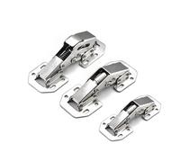 HXFFXHF Cabinet Door Hinges No-Drilling Hole Cupboard Spring Soft Close Hydraulic Hinge with Screws 5Pcs(4 inch Soft Close)