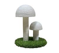 HXFFXHF Cat Climbing Frame Natural Linen Tongtian Column Mushroom Scratching Column Simulation Lawn Wear-Resistant Pet Toy (Color : A) (C)