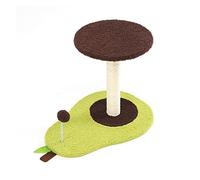HXFFXHF Cat Climbing Tree Avocado cat climbing frame large multi-layer pet cat climbing frame cat litter cat tree stable integrated cat table Cat Tree (Color : Gold) vision