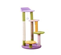 HXFFXHF Cat Climbing Tree Flower cat climbing frame three-layer cat litter one cat frame cat toy cat scratching post pet supplies Cat Tree vision