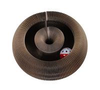 HXFFXHF Cat Scratching Pads Cat Scratch Board Cat Toy with Bell Cat Grinding Claw Cat Climbing Frame Round Corrugated Cat Litter Cat Scratch Toy