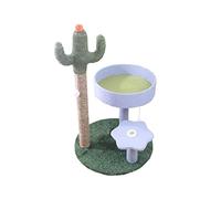 HXFFXHF Cat Tree Cactus cat climbing three-layer cat scratching board cat scratching post cat nest jumping platform cat toy Cat Climbing Tree (Color : Bianco) Warm as ever