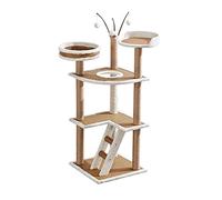 HXFFXHF Cat Tree Cat climbing frame dual-purpose cat climbing frame cat scratching post cat one-pass Tianzhu cat hole cat climbing frame Cat Climbing Tree vision