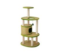 HXFFXHF Cat Tree Cat climbing frame one-piece summer cooling cat tree jumping platform large cat frame four seasons universal cat toy Cat Climbing Tree (Color : Gold) vision