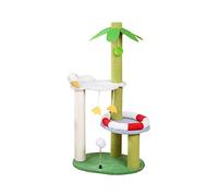 HXFFXHF Cat Tree Cat Climbing Three-tier Cat Litter One Cat Cat Toy Cat Scratching Post Pet Supplies Cat Climbing Tree Warm as ever