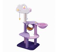HXFFXHF Cat Tree Cat Tower Indoor Climbing Frame, Solid Wood Scratching Post Jumping Toy Platform Apartment, Medium Big Cats and Kittens