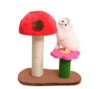 HXFFXHF Cat Tree Cat toy small cat climbing wood cat jumping platform column Cat Climbing Tree (Color : Roze) Warm as ever
