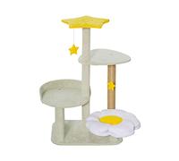 HXFFXHF Cat Tree Cat tree cat litter multi-layer cat climbing frame fun hammock star cat scratching post integrated pet cat climbing frame Cat Climbing Tree (Color : Grey) vision