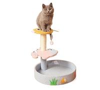 HXFFXHF Cat Tree for Large Cat Cat Climbing Cute Frame Funny Jumping Platform Sisal Vertical Column Kitten Scratch Board Post Tower Pet Product cat vision