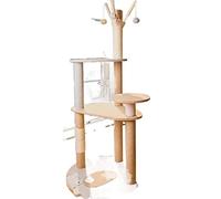 HXFFXHF Cat Tree for Large Cat Cat Climbing Frame Big Cat All-in-one Cat Frame Cat Tree Cat Jump Platform Sisal Cat Tower 5-Story Cat Climbing Frame cat (Size : Luxury) vision