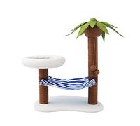 HXFFXHF Cat Tree for Large Cat Coconut Island Cat Climbing Frame Integrated Cat Nest Cat Scratch Column Cat Claw Cat Scratch Board Without Chips Dress-Resist cat vision