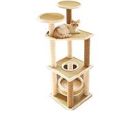 HXFFXHF Cat Tree Houses Multi-Layer Cat Tower Household Furniture Cat Tree with Scratching Column Pet Supplies Cat Kitten Climbing for Big Cats Warm as ever