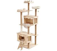 HXFFXHF Cat Tree Pet Supplies Cat Climbing Frame Large Pet Nest Four Seasons Universal Space Capsule Cat Climbing Frame Cat Climbing Tree vision