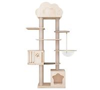 HXFFXHF Cat Tree Tower Cat Climbing Frame, Cat Tree Tower Suitable for Big Cats, Cat Climbing Frame with Sisal Housing and Cat Nest for Cats to Rest(Size:Style 2)