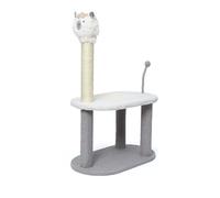 HXFFXHF Cat Tree Tower Pet cat climbing frame alpaca shape with funny cat ball small and medium-sized cat scratching post Cat Tower for Indoor Cats (Color : E) vision