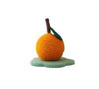 HXFFXHF Cat Trees Cat Climbing Frame Cat Catching Board Small Grinding Claw Teasing Cat Toy Cat Catching Ball Orange Styling Cat Scratcher Tree